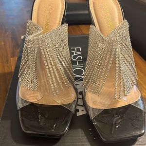 Rhinestone heels